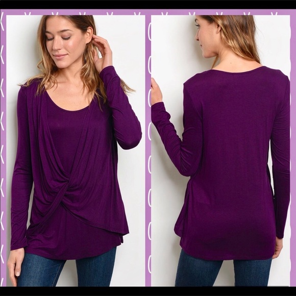 ✨Gorgeous Purple Blouse✨ - Picture 1 of 4